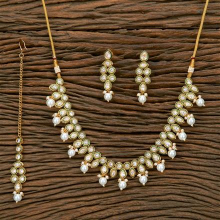 Antique Meenakari Necklace With Gold Plating