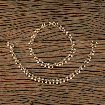 Antique Classic Payal With Mehndi Plating