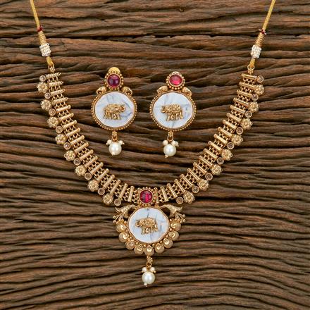 Antique Classic Necklace With Gold Plating