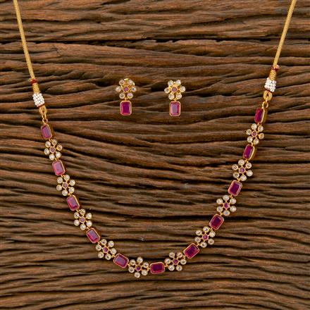 Antique Delicate Necklace With Gold Plating