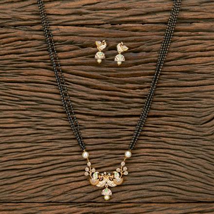 Antique Meenakari Mangalsutra With Gold Plating