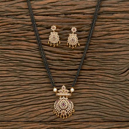 Antique Peacock Mangalsutra With Gold Plating