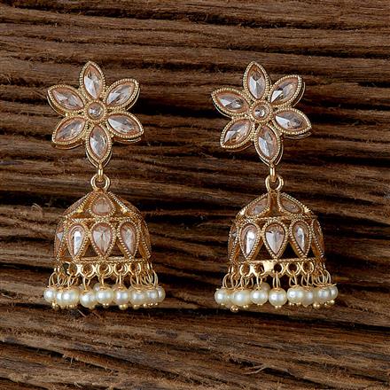 Antique Jhumki With Gold Plating