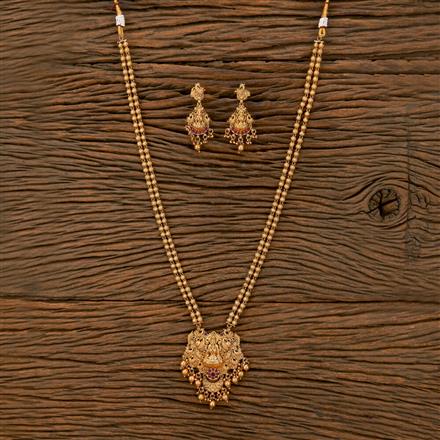 Antique Temple Necklace With Gold Plating