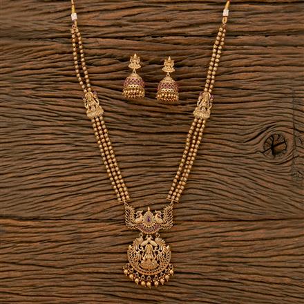 Antique Temple Necklace With Gold Plating