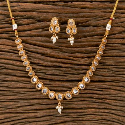 Antique Delicate Necklace With Gold Plating