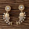 Antique Classic Earring With Matte Gold Plating