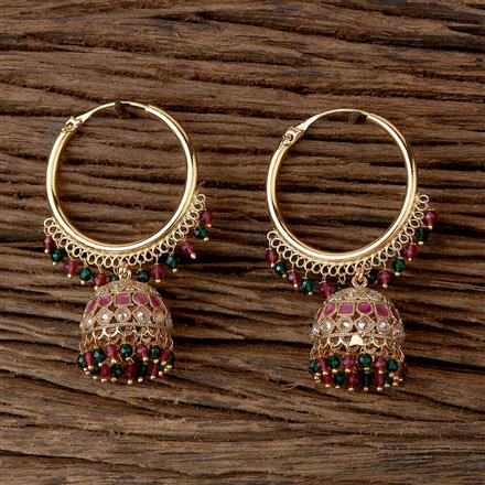 Antique Jhumki With Gold Plating