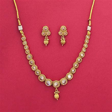 Antique Delicate Necklace With Gold Plating