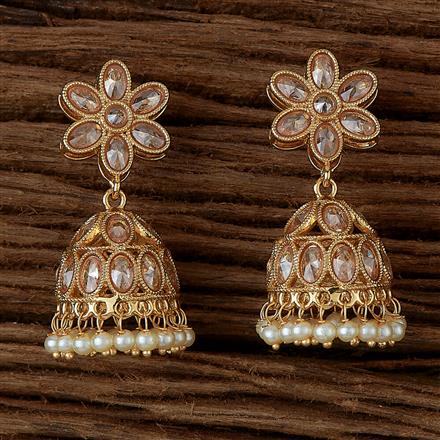 Antique Jhumki With Gold Plating