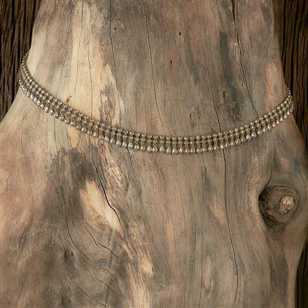 Antique Classic Belt With Mehndi Plating