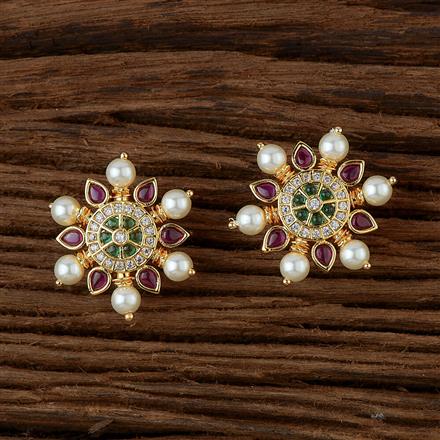 Antique Pearl Tops With Gold Plating