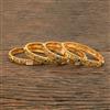 Antique Meenakari Bangles With Matte Gold Plating
