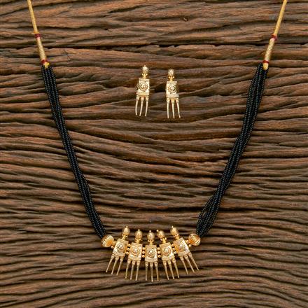 Antique Classic Mangalsutra With Gold Plating