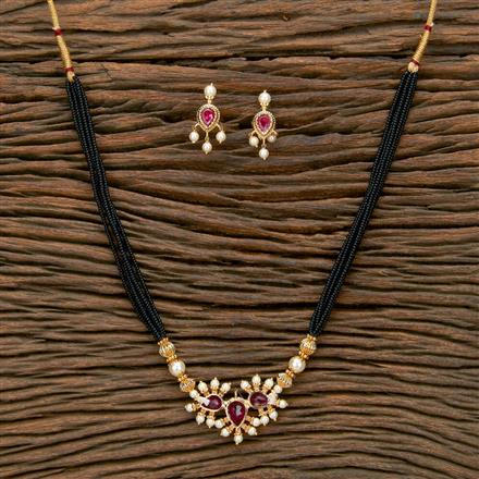 Antique Classic Mangalsutra With Gold Plating