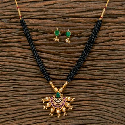 Antique Classic Mangalsutra With Gold Plating