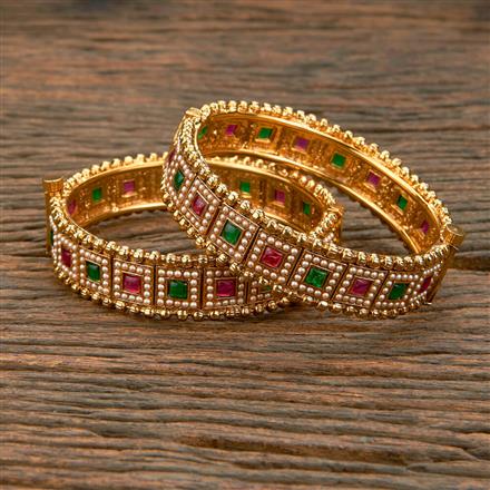 Antique Openable Bangles With Gold Plating