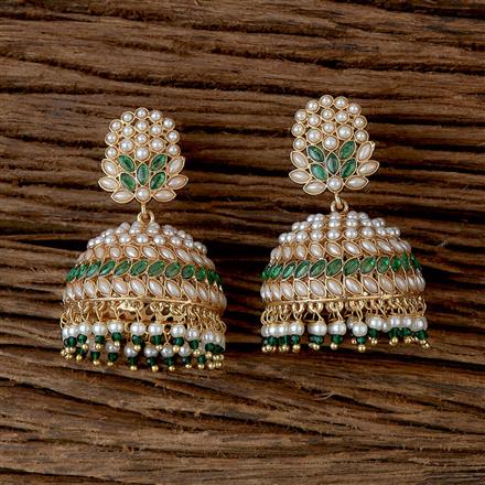 Antique Pearl Earring With Gold Plating