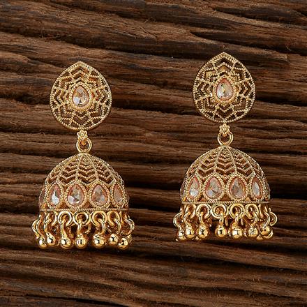 Antique Classic Jhumki With Gold Plating