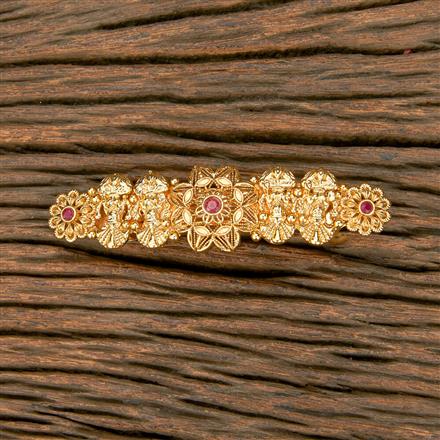 Antique South Indian Hair Clip With Gold Plating