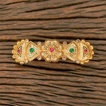 Antique Classic Hair Clip With Gold Plating