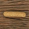 Antique Plain Gold Hair Clip With Gold Plating