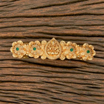 Antique South Indian Hair Clip With Gold Plating