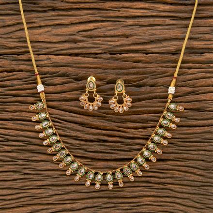 Antique Meenakari Necklace With Gold Plating