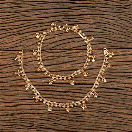 Antique Delicate Payal With Gold Plating