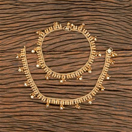 Antique Delicate Payal With Gold Plating