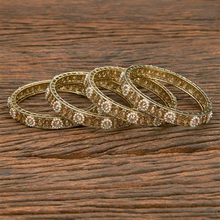 Antique Classic Bangles With Mehndi Plating