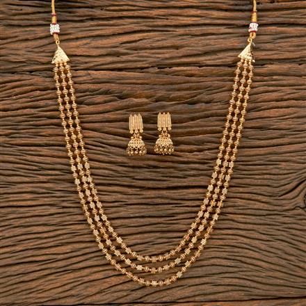 Antique Mala Necklace With Gold Plating