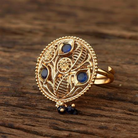 Antique Adjustable Ring With Gold Plating