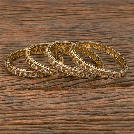 Antique Classic Bangles With Mehndi Plating