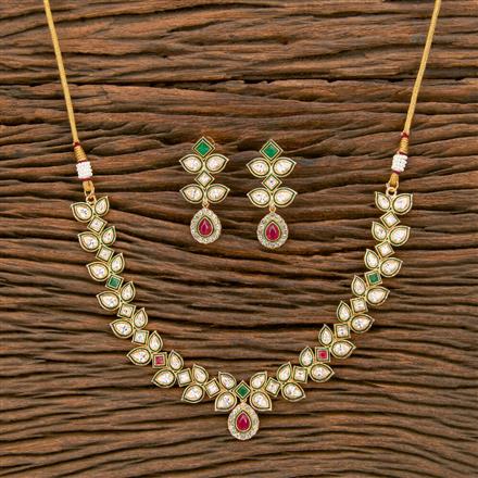 Antique Classic Necklace With Gold Plating