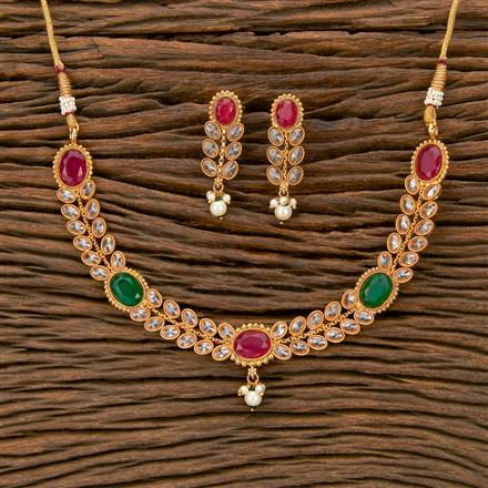 Antique Classic Necklace With Gold Plating