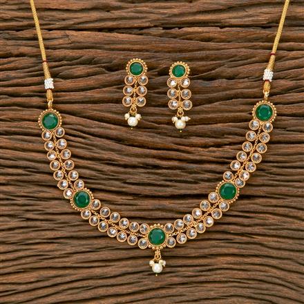 Antique Classic Necklace With Gold Plating