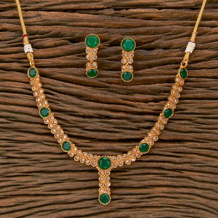 Antique Classic Necklace With Gold Plating