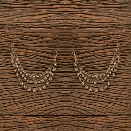 Antique Classic Ear Chain With Mehndi Plating