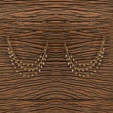 Antique Classic Ear Chain With Mehndi Plating