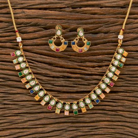 Antique Classic Necklace With Gold Plating