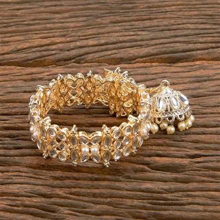 Antique Stretchable Bracelet With Gold Plating