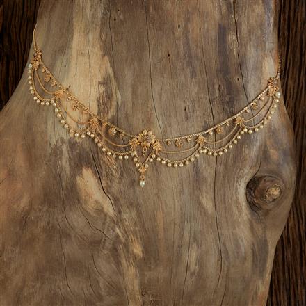 Antique Pearl Belt With Gold Plating