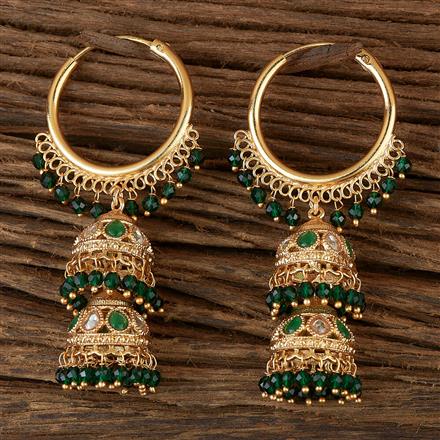 Antique Jhumki With Gold Plating