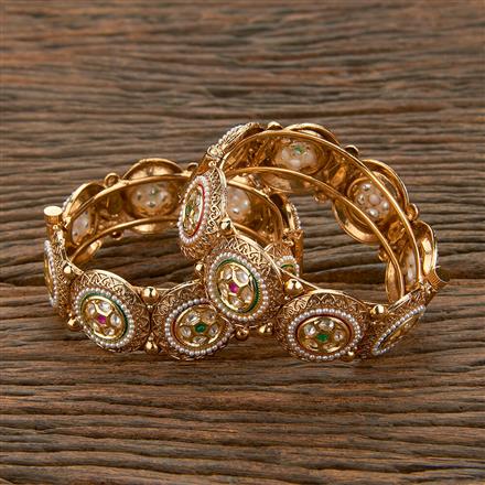 Antique Openable Bangles With Gold Plating