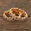 Antique Meenakari Bangles With Matte Gold Plating