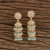 Antique Triple Jhumki With Gold Plating