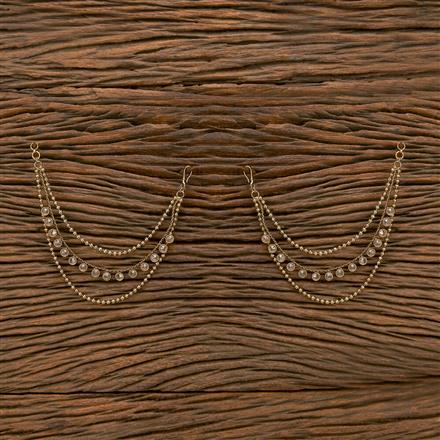 Antique Classic Ear Chain With Mehndi Plating