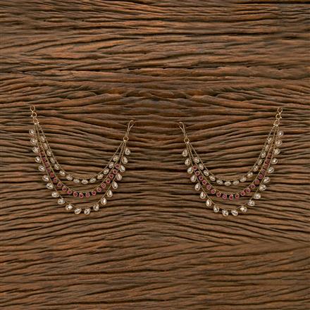 Antique Classic Ear Chain With Mehndi Plating