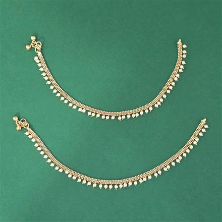 Antique Delicate Payal with gold plating